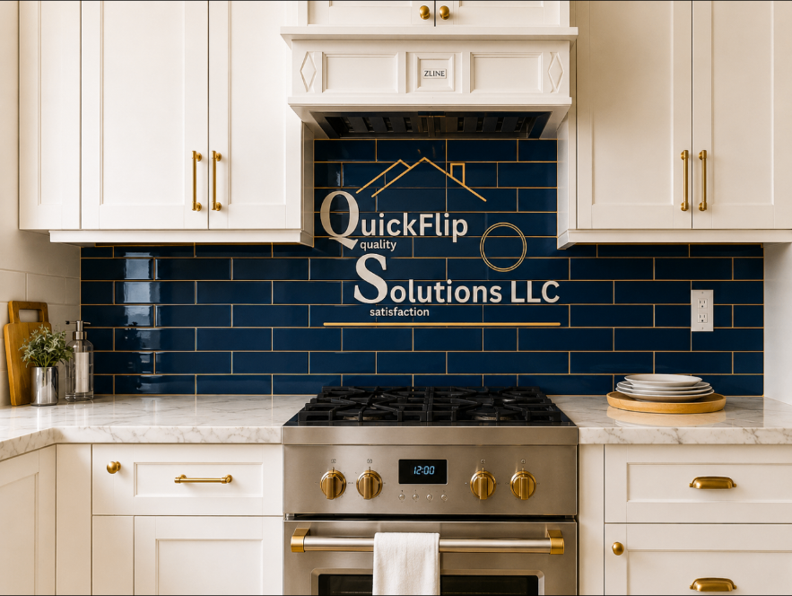 Finished kitchen renovation by QuickFlip Solutions